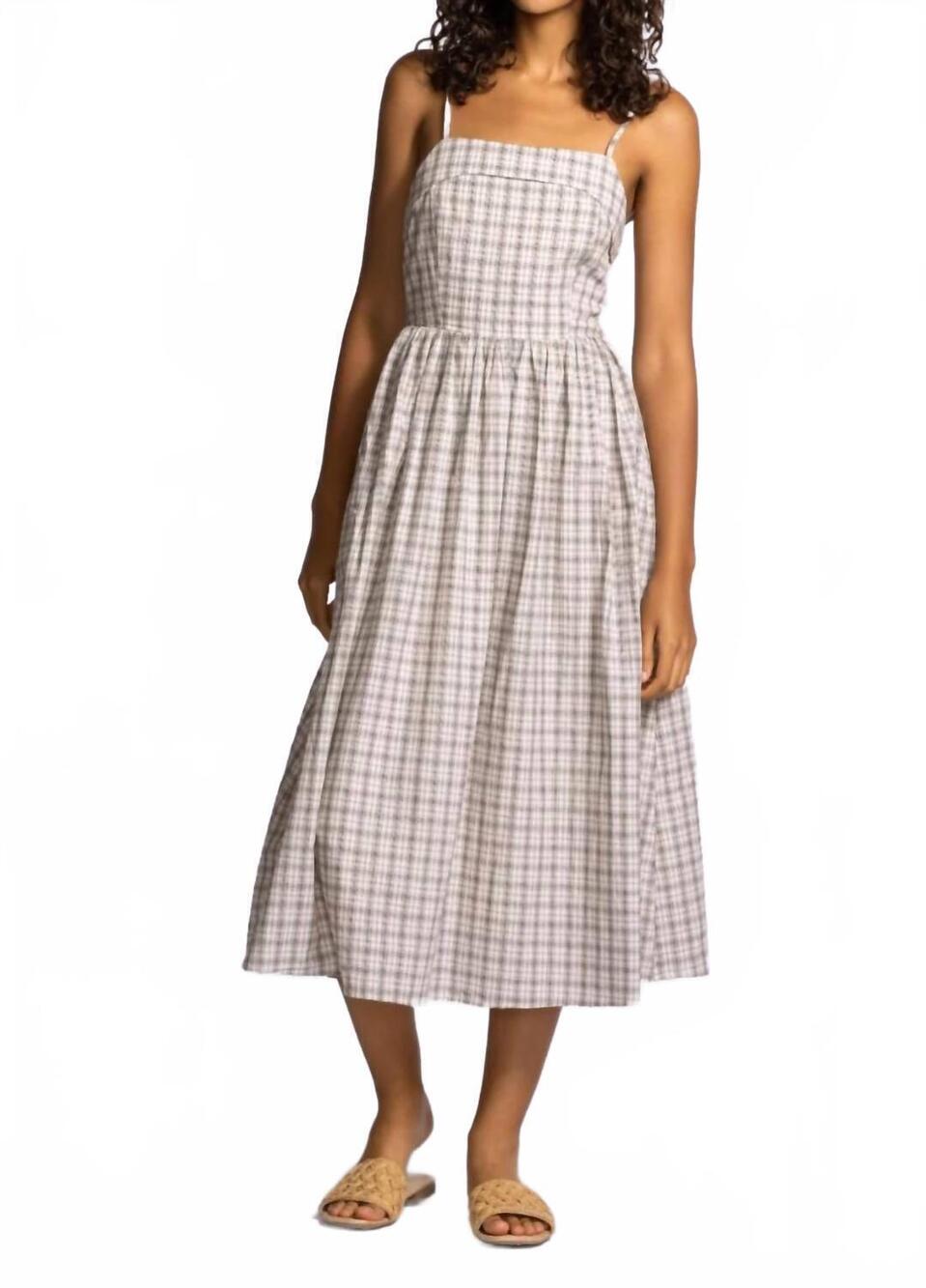 NEW PINK MARTINI women's laurel grove dress in beige
